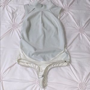 BEBE cream body suit